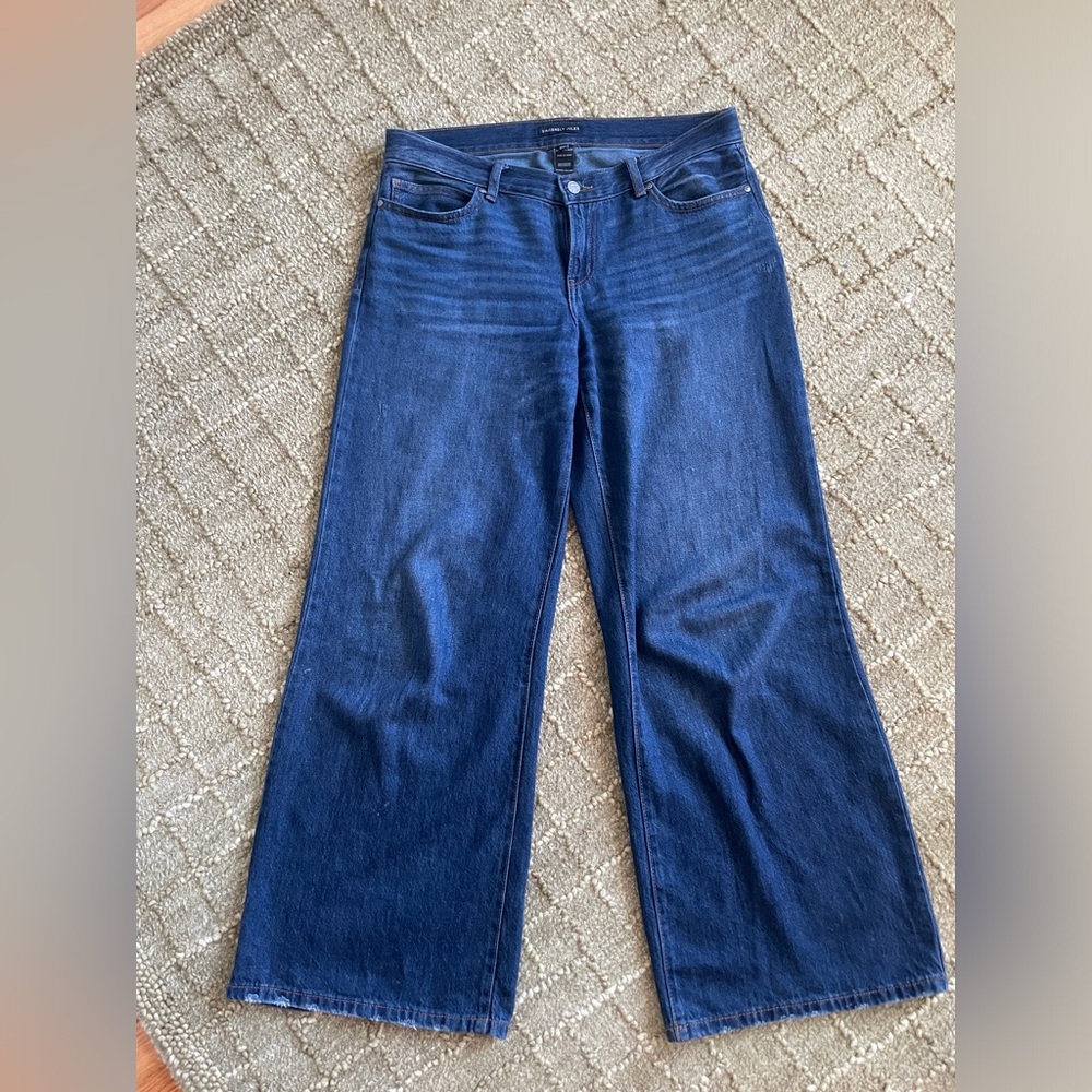 Sincerely Jules Classic Rise A Line Blue Jeans